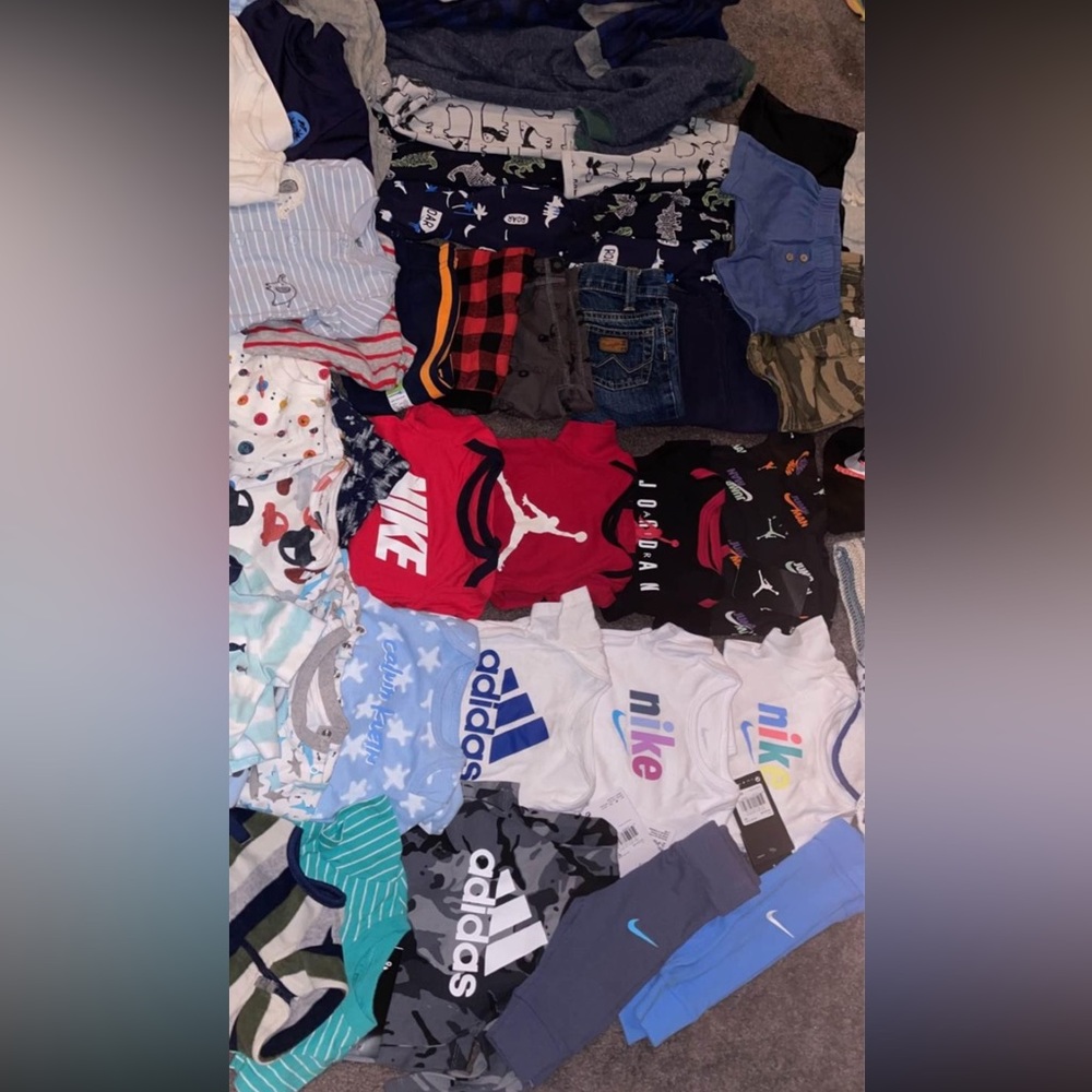 Baby boy clothing lot bundle nike adidas and more